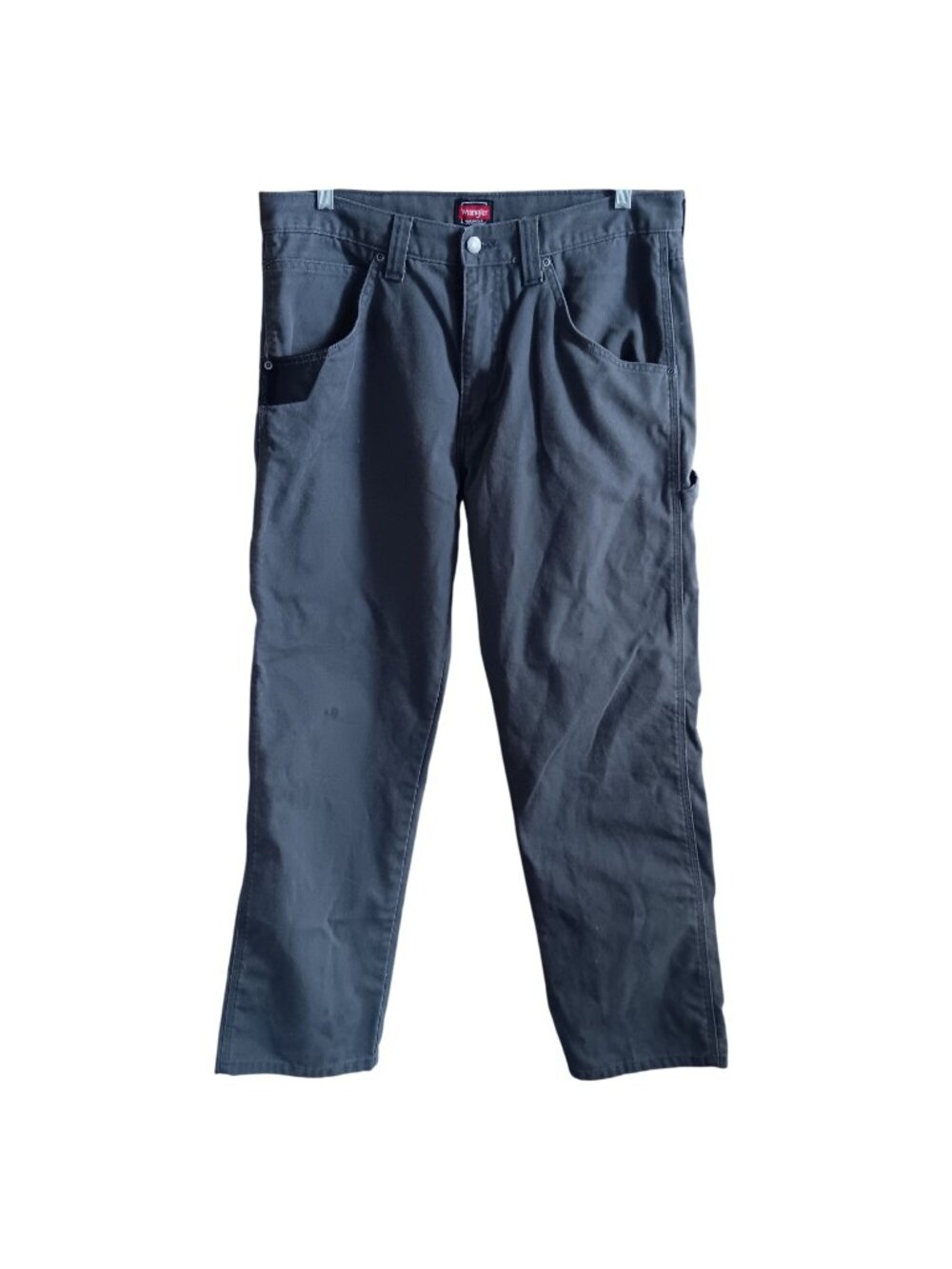 Carpenter Jeans Y2K  34x32 Wrangler Mens Gray Denim/Canvas Bangladesh Skater
